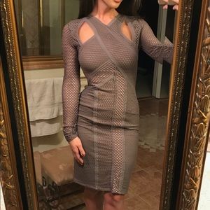 Taupe bandage dress✨